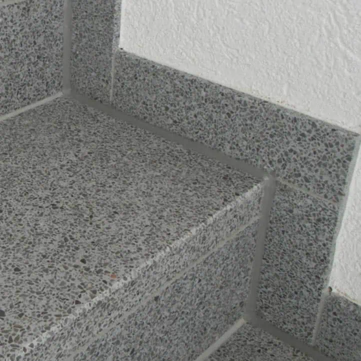 Concrete polished terrazzo Stair Treads