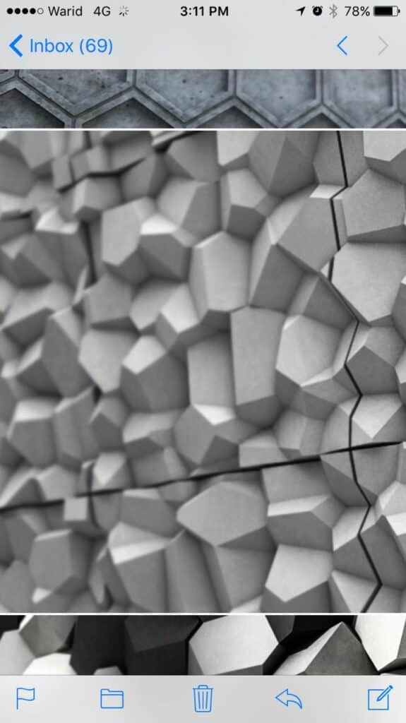 3d wall cladding tiles in white color