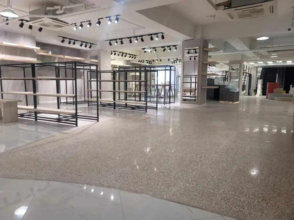 Polished Terrazzo Floor in a store