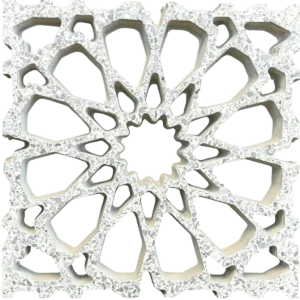 Terrazzo Breeze Blocks with Beige base and Beige marble chips