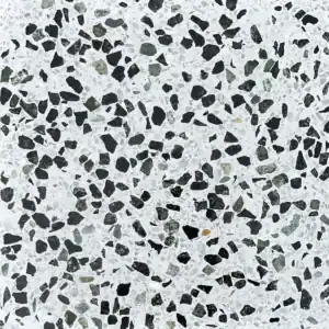 Terrazzo tile with white base, Emerald green and white marble chips SW175/EG2/W (Reference Image Size:12"x12")