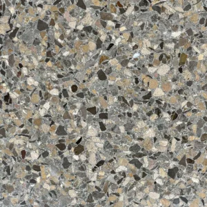 Granito Terrazzo Industrial tile with grey base CRB2/YP/B30F (Reference Image Size:12"x12")